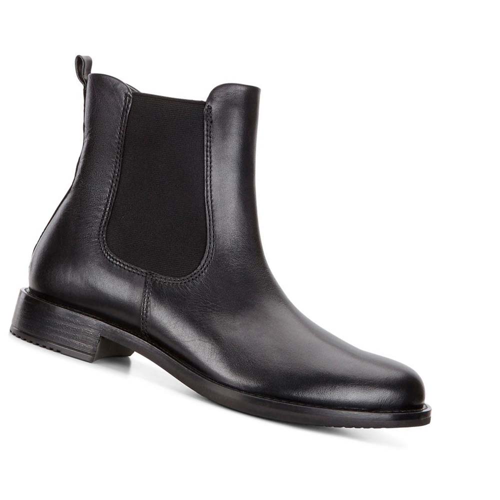 Women\'s Ecco Sartorelle 25 Chelsea Boots Black | Canada 22JPQ